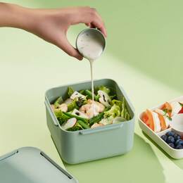 Hộp Salad To-Go LocknLock 1.3L Nhựa PP M&agrave;u Xanh Mint - LCB412